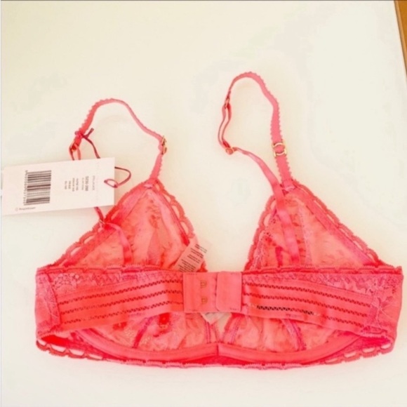 NEW Stella McCartney Orange Underwire Lace Bra 32D - Picture 5 of 5